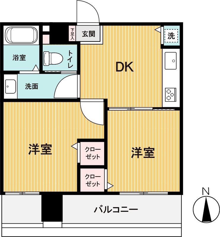 グランヴィラ綾瀬807　中古マンション  間取図・土地図