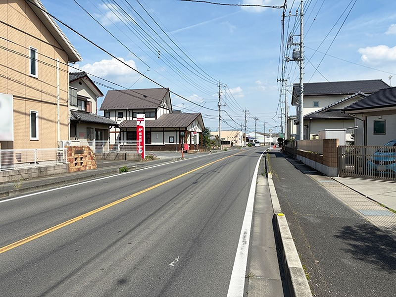 前橋市駒形町　土地 現地写真（前面道路含む現地写真）