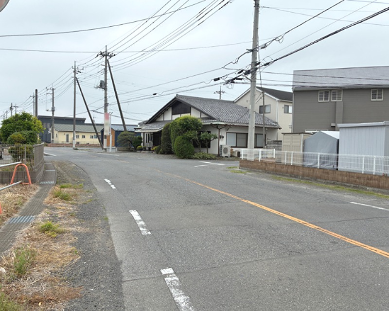 前橋市駒形町　土地 現地写真（前面道路含む現地写真）
