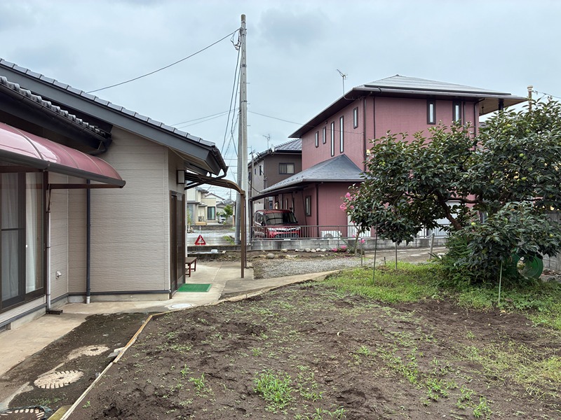 前橋市箱田町　中古住宅 現地写真（庭）
