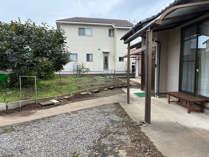 前橋市箱田町　中古住宅 現地写真（庭）
