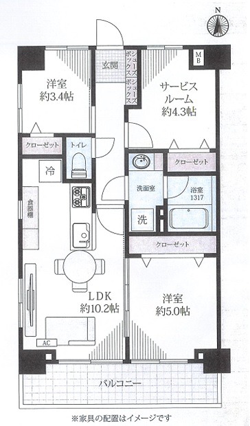東京都大田区東矢口２丁目 間取図・土地図