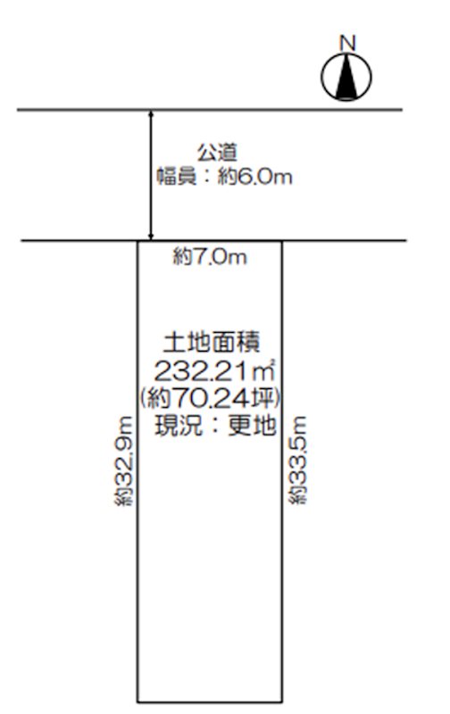 大阪府茨木市駅前４丁目 間取図・土地図
