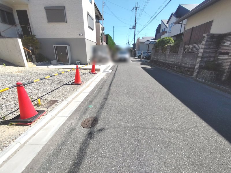 GRANDSELECT楠葉美咲三丁目　土地 現地写真（前面道路含む現地写真）