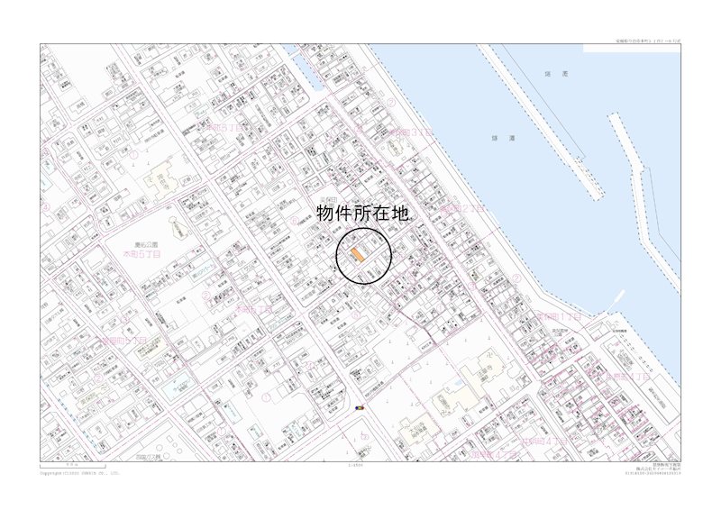 本町　土地 間取り図