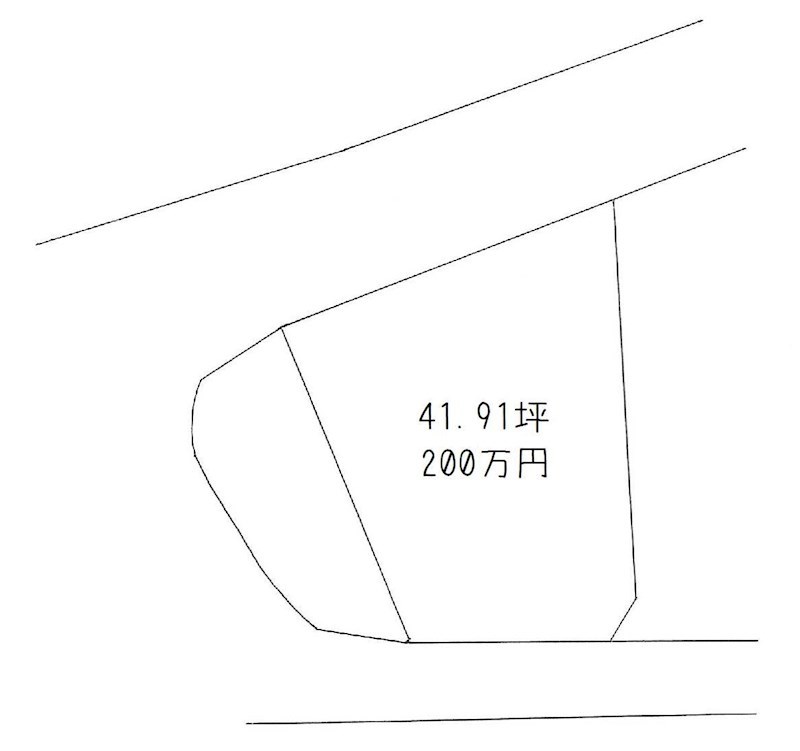 土居町北野　土地 間取り図