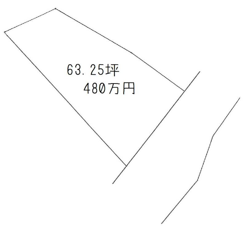 川之江町宮ノ谷　土地 間取り図