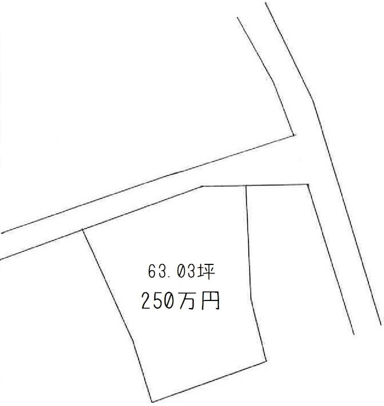 村松町　土地 間取り図