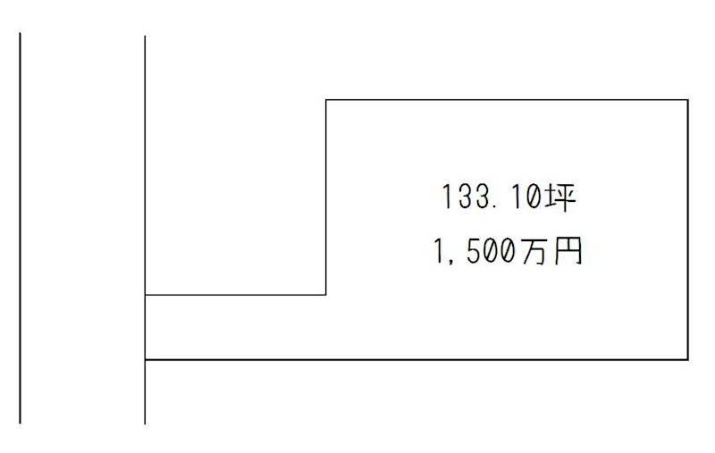 中之庄町　土地 間取り図