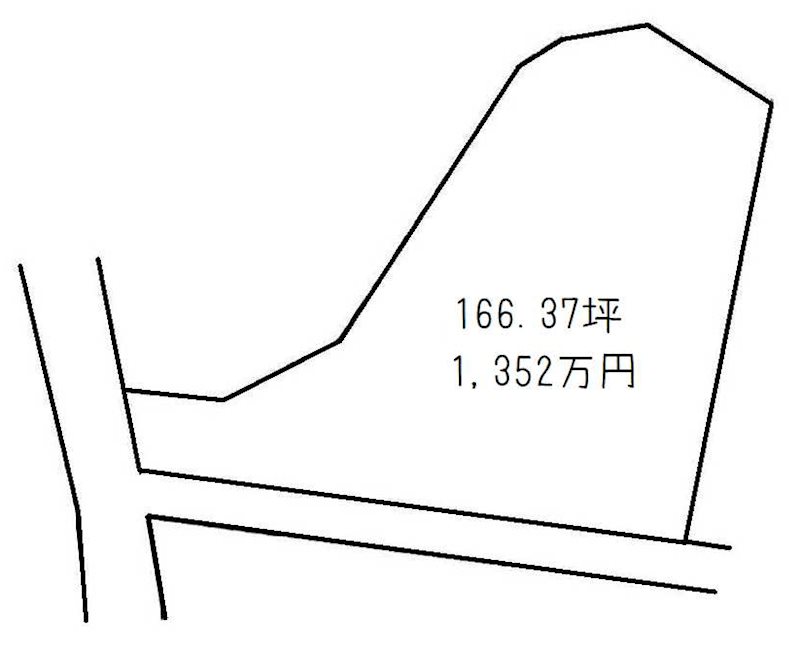 川之江町塩谷　土地 間取り図