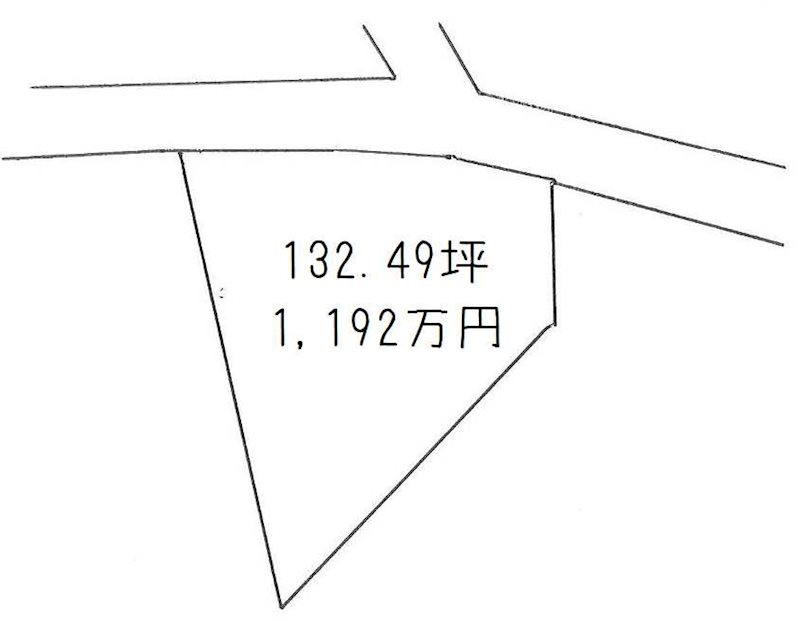 中之庄町　土地 間取り図