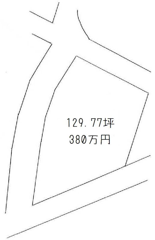 土居町天満　土地 間取り図