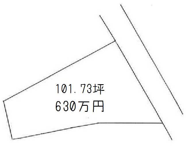 土居町天満　土地 間取り図