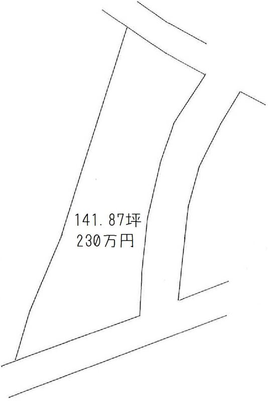 土居町天満　土地 間取り図