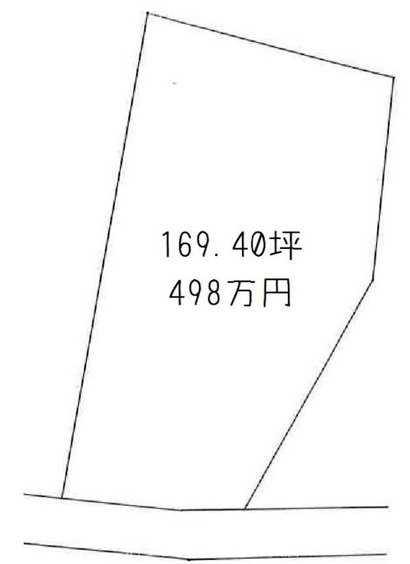 土居町天満　土地 間取り図