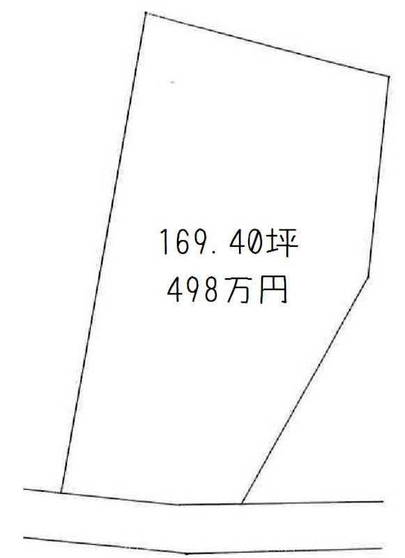 土居町天満　土地 間取り図