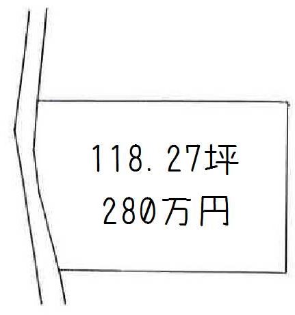 土居町天満　土地 間取り図