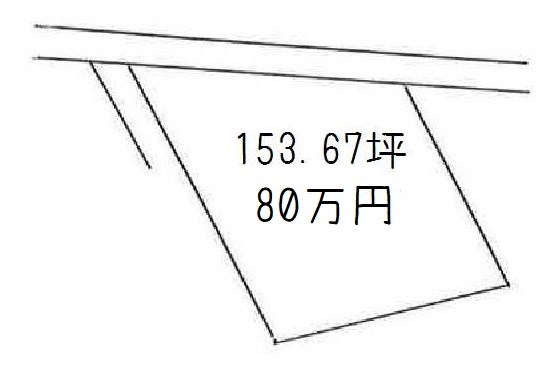 土居町北野　土地 間取り図