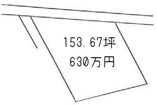 土居町北野　土地 間取り図