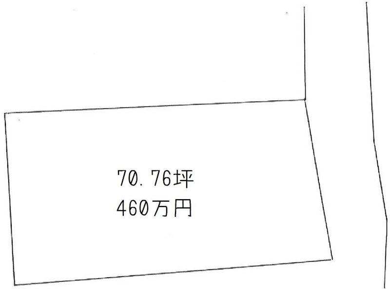 土居町津根　土地 間取り図