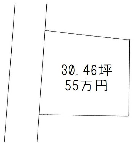 土居町上野　土地 間取り図