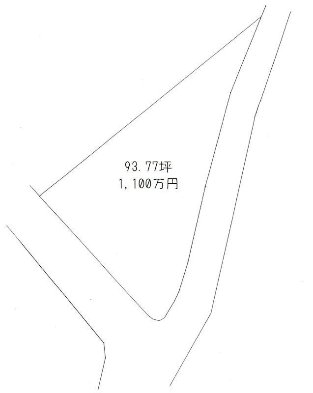 妻鳥町　土地 間取り図