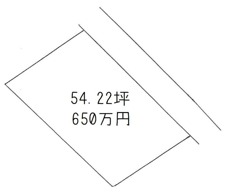 妻鳥町　土地 間取り図