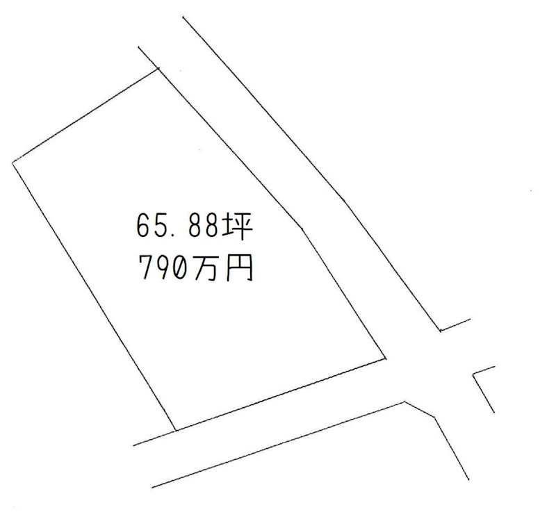 妻鳥町　土地 間取り図