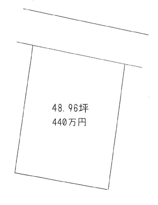 金生町山田井　土地 間取り図