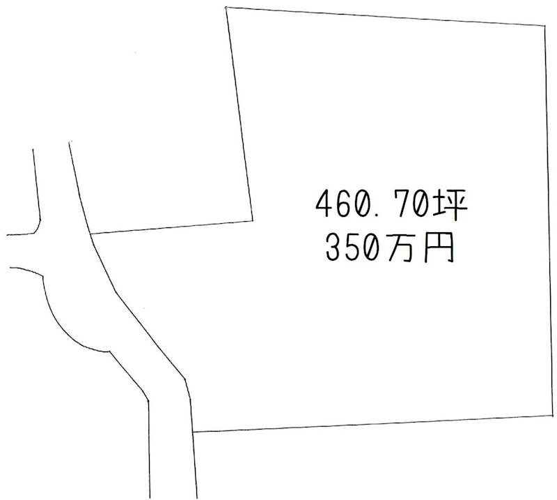 土居町野田　土地 間取り図