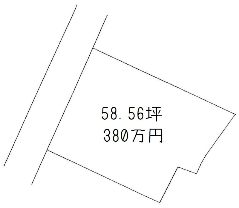 川之江町山ノ下　土地 間取り図