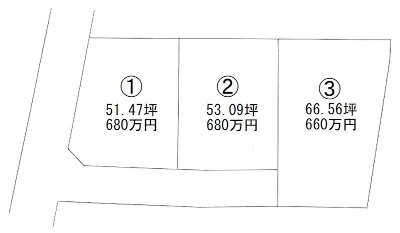 寒川町大門　土地 間取り図