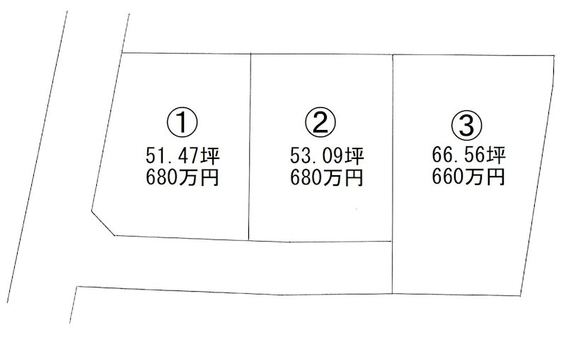 寒川町大門　土地 間取り図