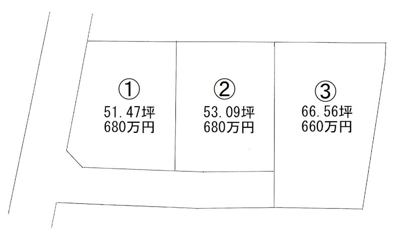 寒川町大門　土地 間取り図