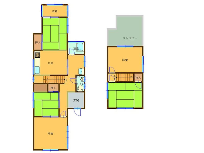 北鳥生町　中古住宅 間取り図