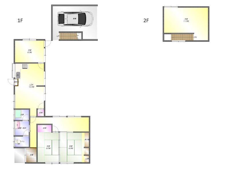 今治市玉川町三反地字ハサマ甲217番52　戸建 間取り図