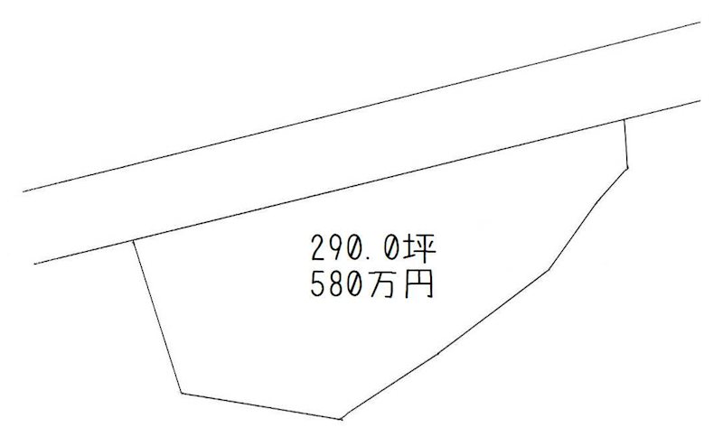 川滝町下山　土地 間取り図