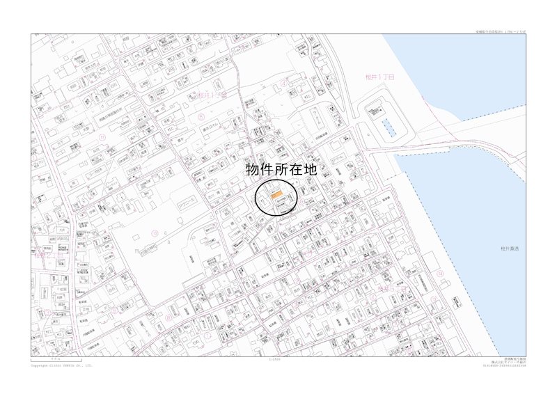 桜井　土地 間取り図