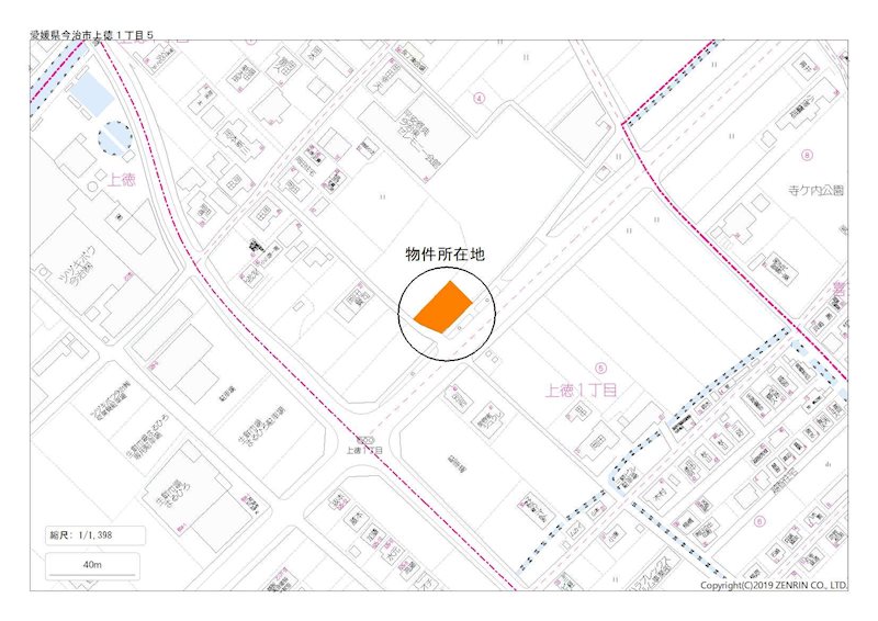 上徳　土地 間取り図