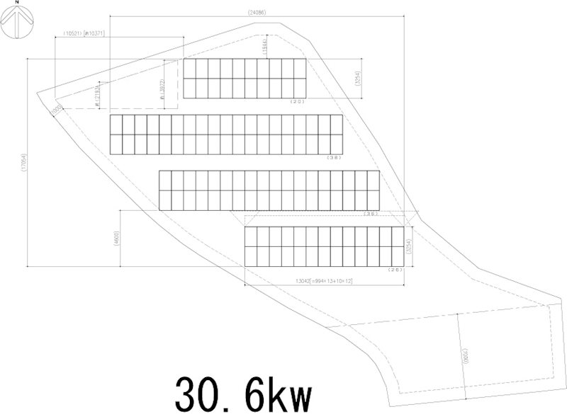 新須賀町太陽光発電 間取り図