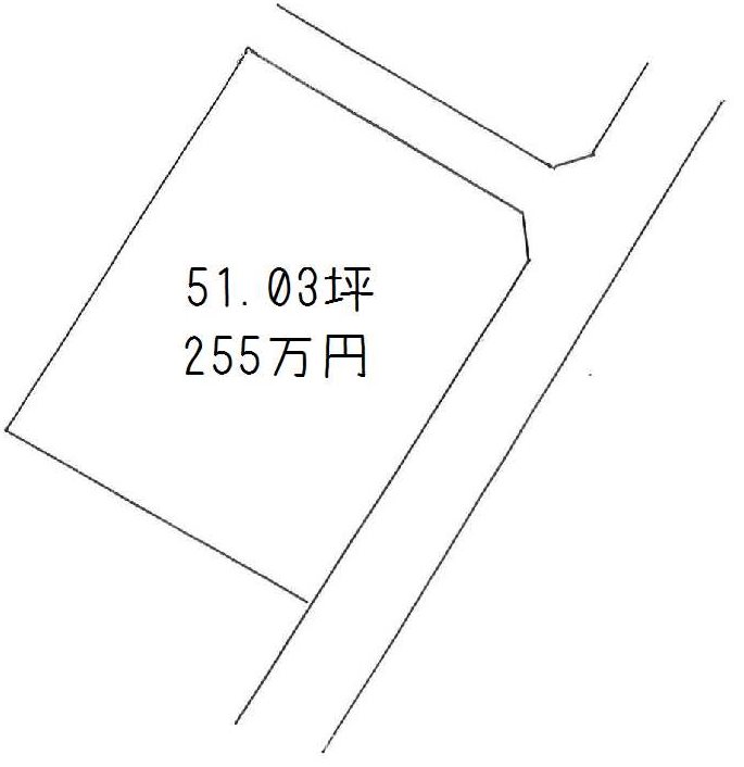 土居町天満　土地 間取り図