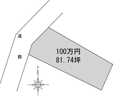 新居浜市七宝台町 間取図・土地図