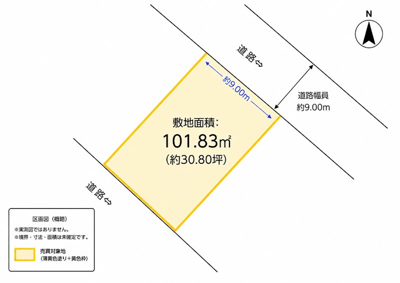 南高下町　土地 区画図