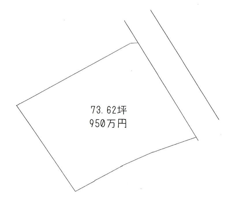 中之庄町西縄　土地 間取り図