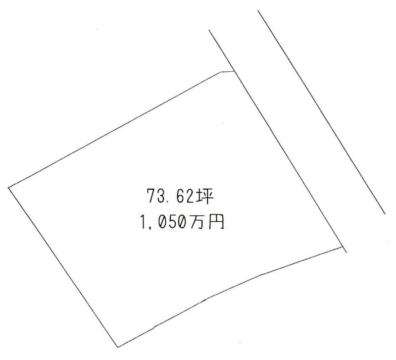 中之庄町西縄　土地 間取り図