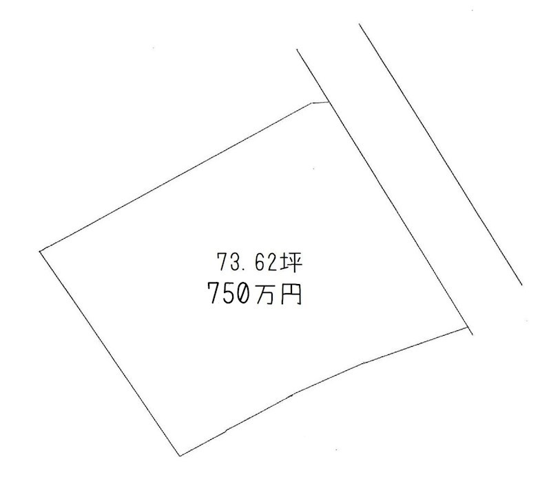 中之庄町西縄　土地 間取り図