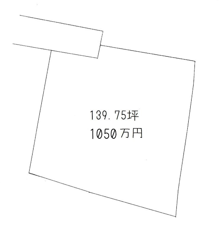 寒川町西浜　土地 間取り図
