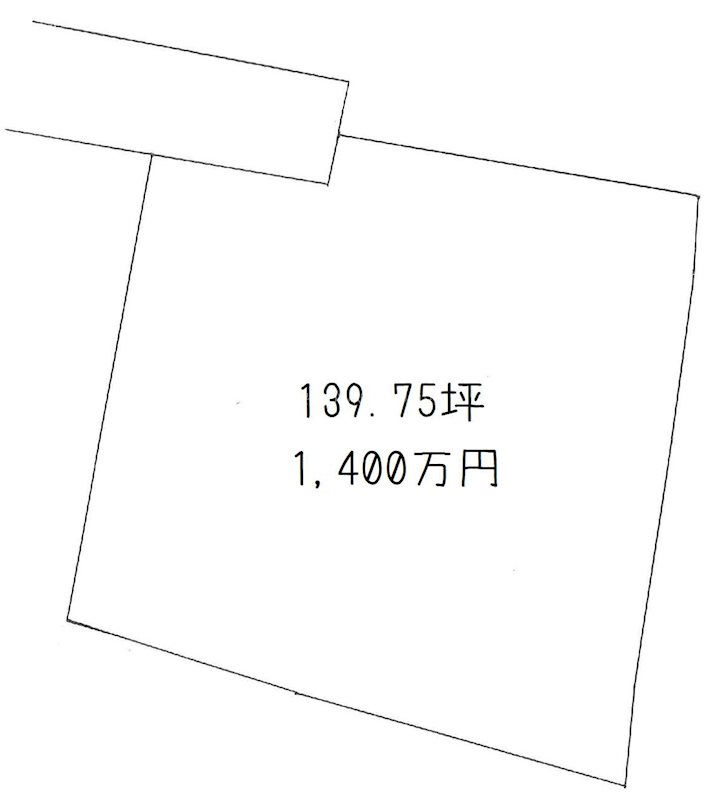 寒川町西浜　土地 間取り図