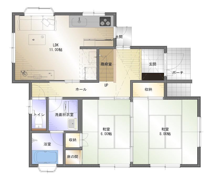 金生町下分　中古 間取り図
