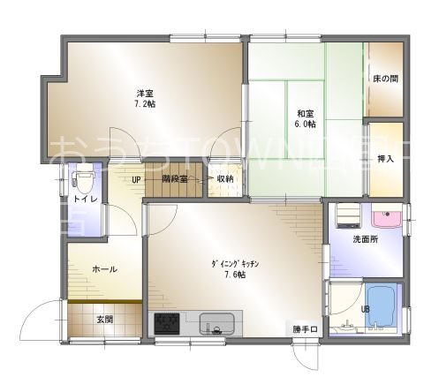 寒川町沢ノ原　中古 間取り図